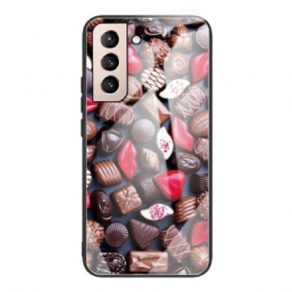 Capa De Celular Para Samsung Galaxy S21 FE Vidro Temperado Chocolate