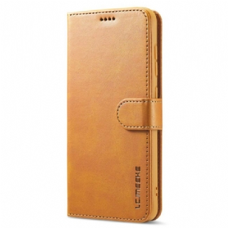 Capa Flip Para Samsung Galaxy S21 FE Lc.imeeke Efeito Couro