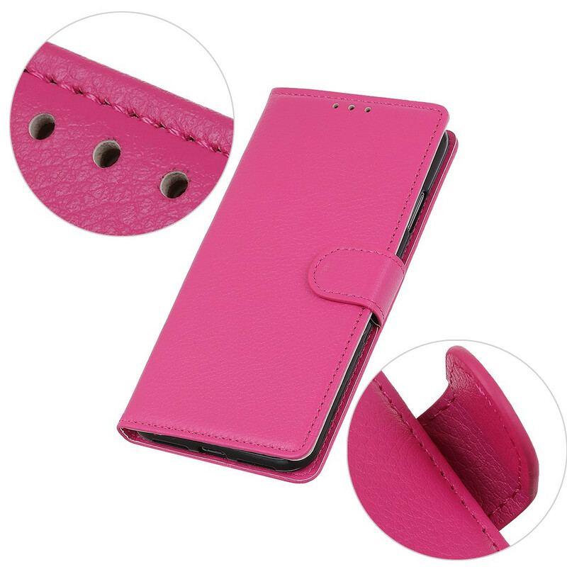 Capa Folio Para Samsung Galaxy S21 FE Couro Falso Tradicional