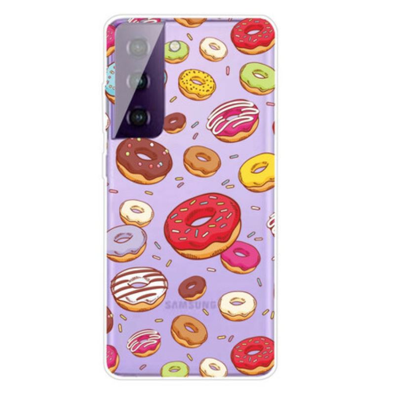 Capa Para Samsung Galaxy S21 FE Amo Rosquinhas