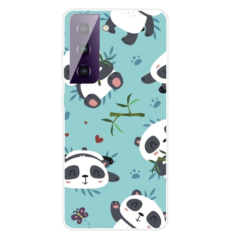 Capa Para Samsung Galaxy S21 FE Bando De Pandas