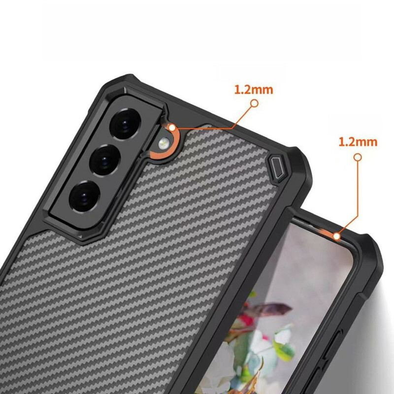 Capa Para Samsung Galaxy S21 FE Bordas De Silicone Híbridas