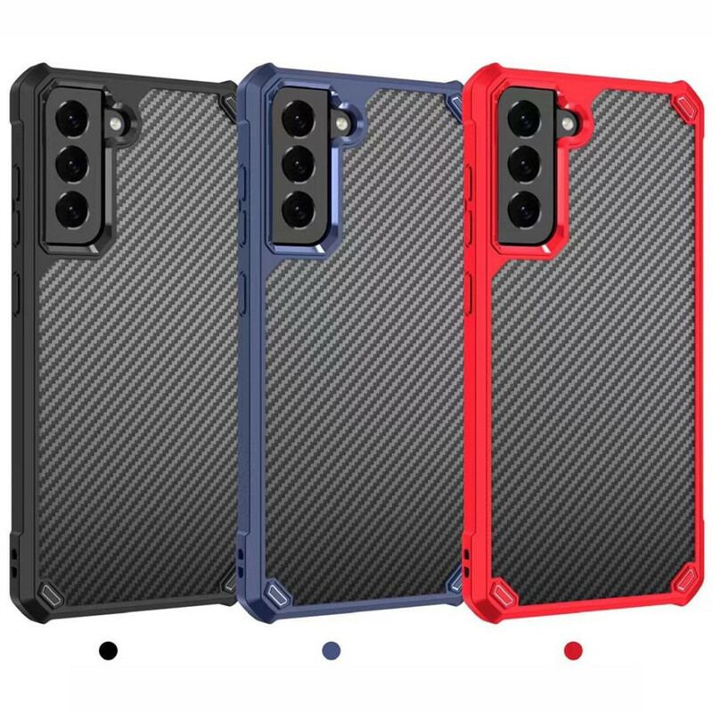 Capa Para Samsung Galaxy S21 FE Bordas De Silicone Híbridas