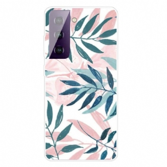 Capa Para Samsung Galaxy S21 FE Folhas