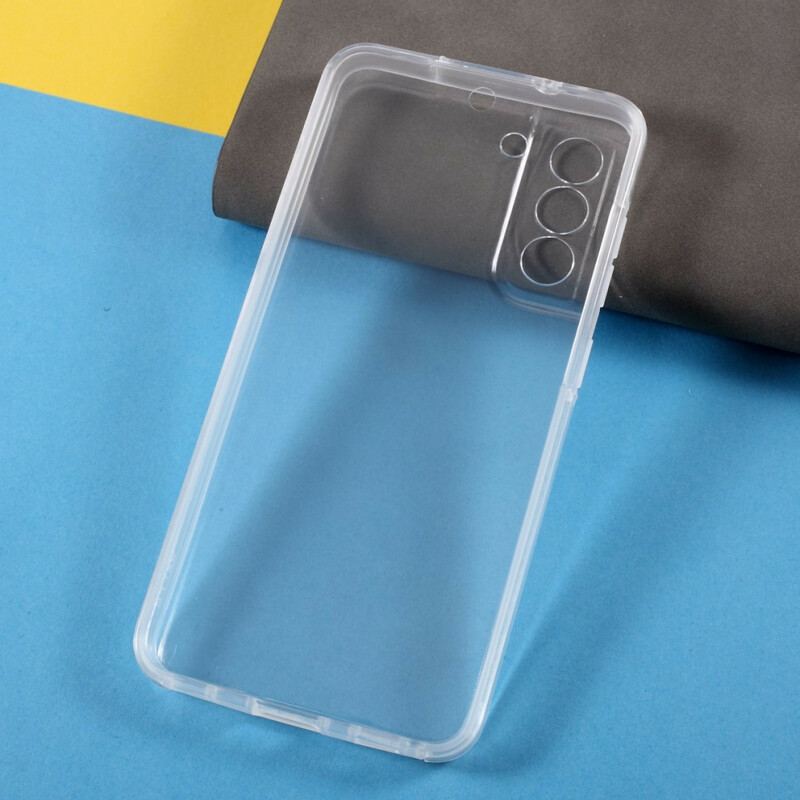 Capa Para Samsung Galaxy S21 FE Frente Transparente Traseira