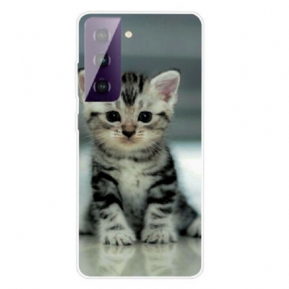 Capa Para Samsung Galaxy S21 FE Gatinho Gatinho