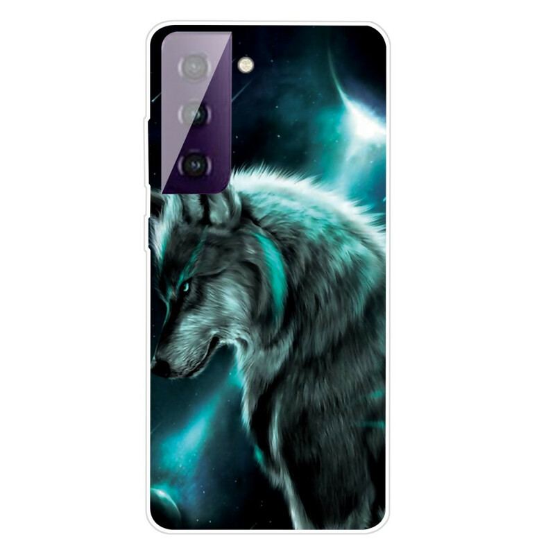 Capa Para Samsung Galaxy S21 FE Lobo Real