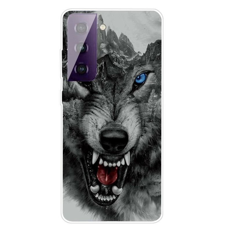 Capa Para Samsung Galaxy S21 FE Lobo Sublime