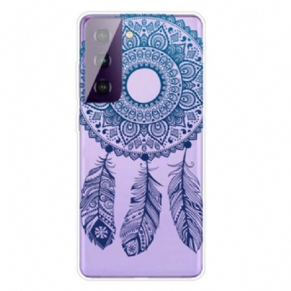 Capa Para Samsung Galaxy S21 FE Mandala De Flor Única