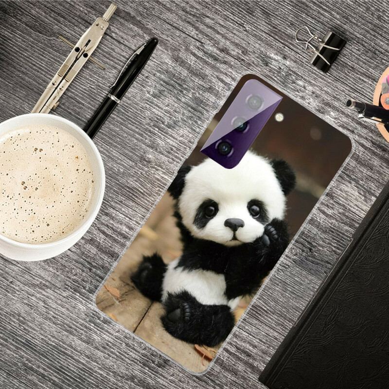 Capa Para Samsung Galaxy S21 FE Panda Flexível