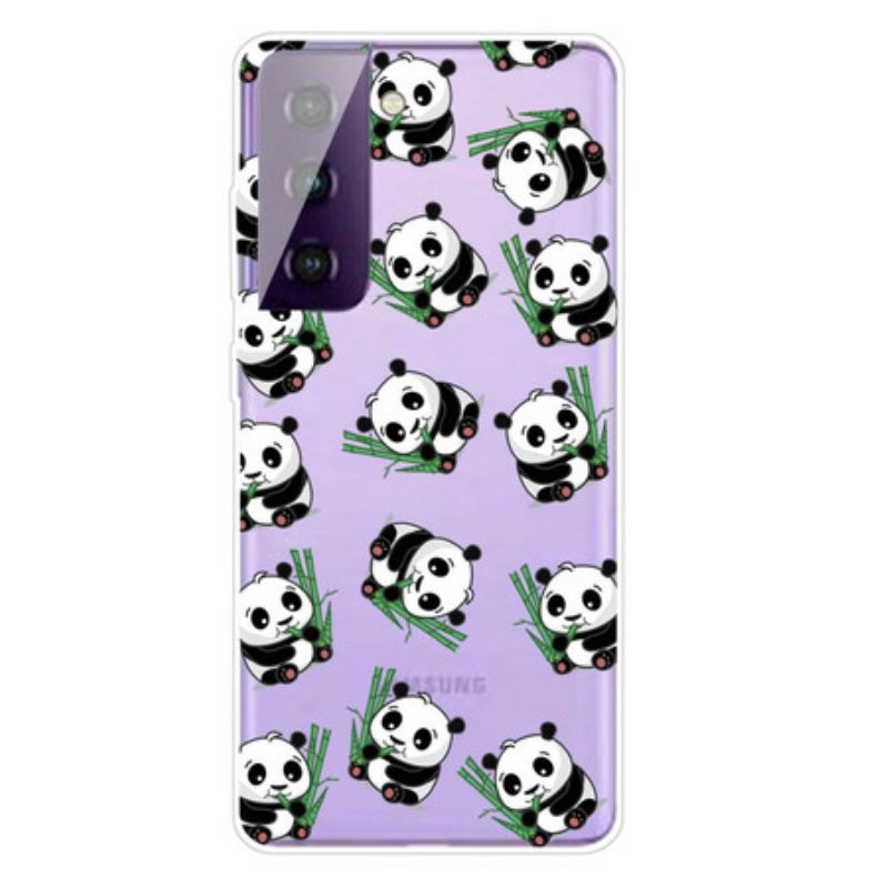 Capa Para Samsung Galaxy S21 FE Pequenos Pandas