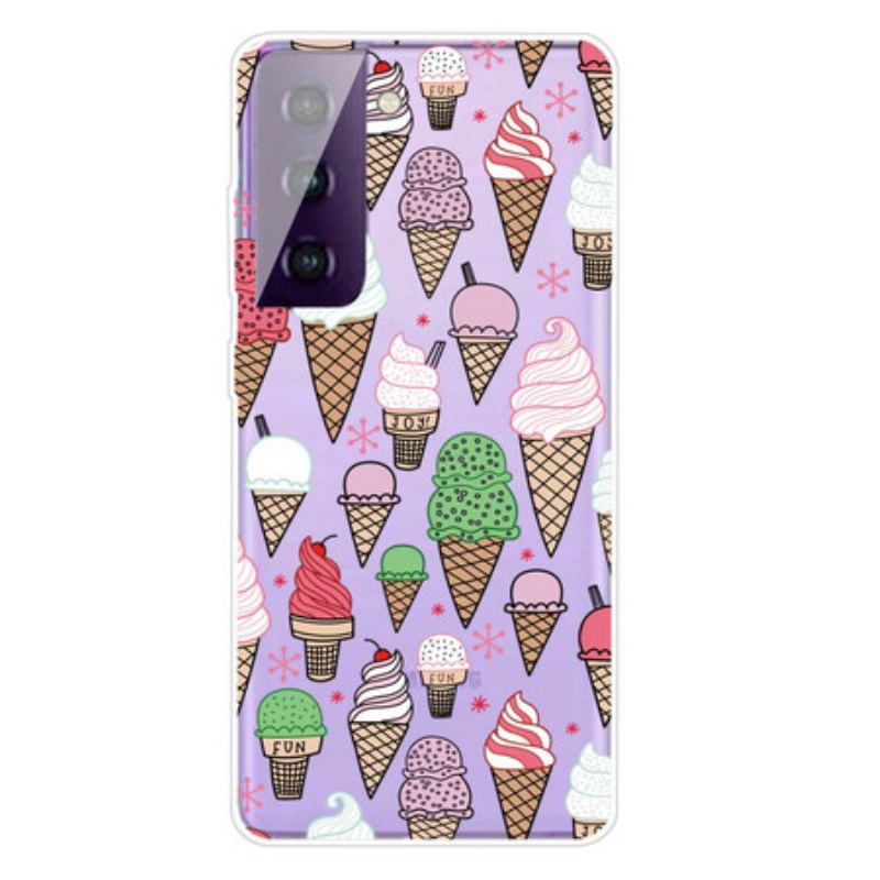 Capa Para Samsung Galaxy S21 FE Sorvete De Creme