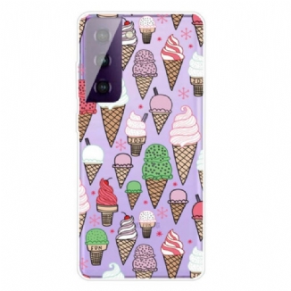 Capa Para Samsung Galaxy S21 FE Sorvete De Creme