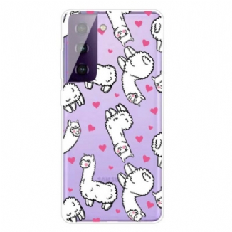 Capa Para Samsung Galaxy S21 FE Top Lhamas