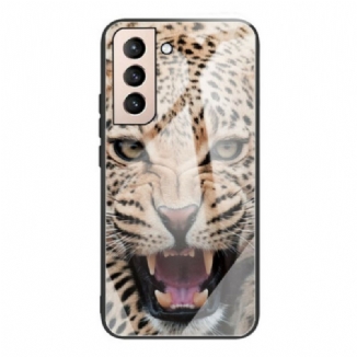 Capa Para Samsung Galaxy S21 FE Vidro Temperado Leopardo