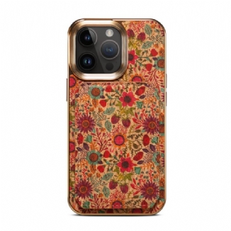 Capa De Celular Para iPhone 15 Pro Max Porta-cartões Vintage