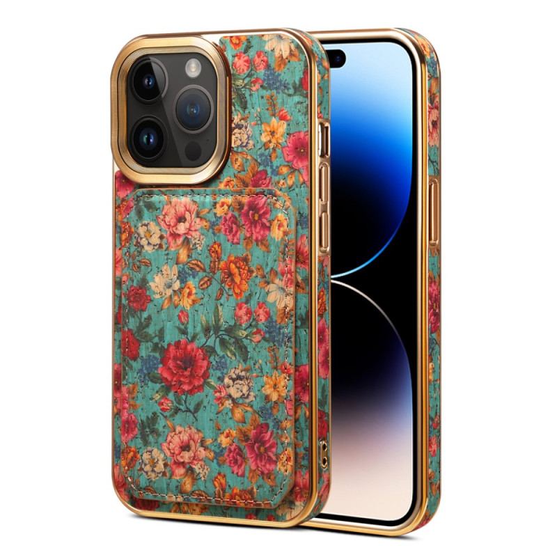 Capa De Celular Para iPhone 15 Pro Max Porta-cartões Vintage