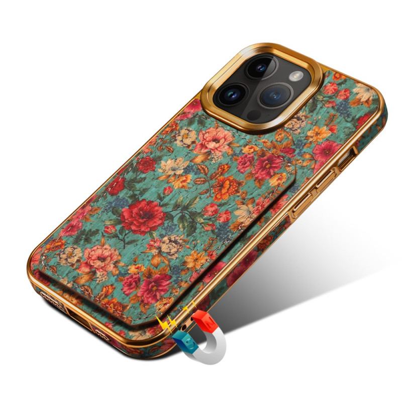 Capa De Celular Para iPhone 15 Pro Max Porta-cartões Vintage