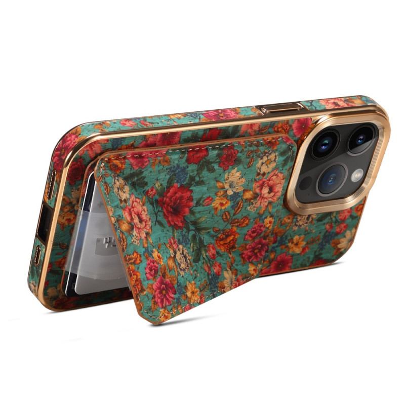 Capa De Celular Para iPhone 15 Pro Max Porta-cartões Vintage