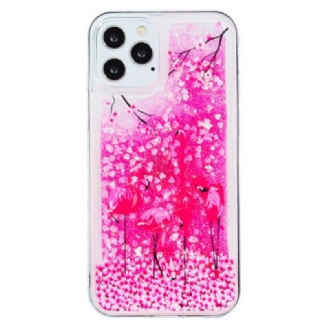 Capa Para iPhone 15 Pro Max Brilho Flamingo