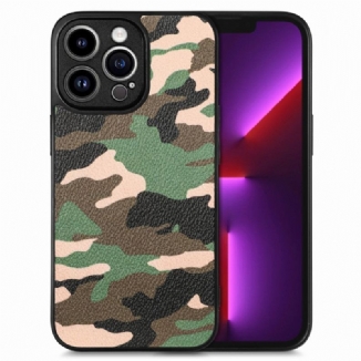 Capa Para iPhone 15 Pro Max Camuflagem Militar