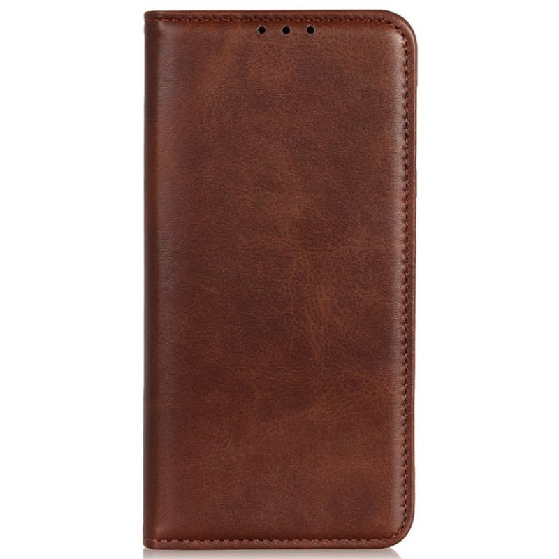 Capa De Celular Para Poco M5 Flip Couro Rachado