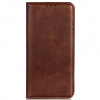 Capa De Celular Para Poco M5 Flip Couro Rachado