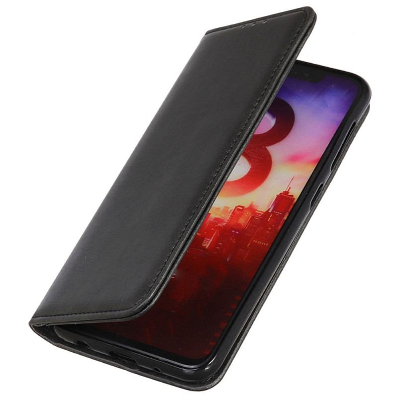 Capa De Celular Para Poco M5 Flip Couro Rachado