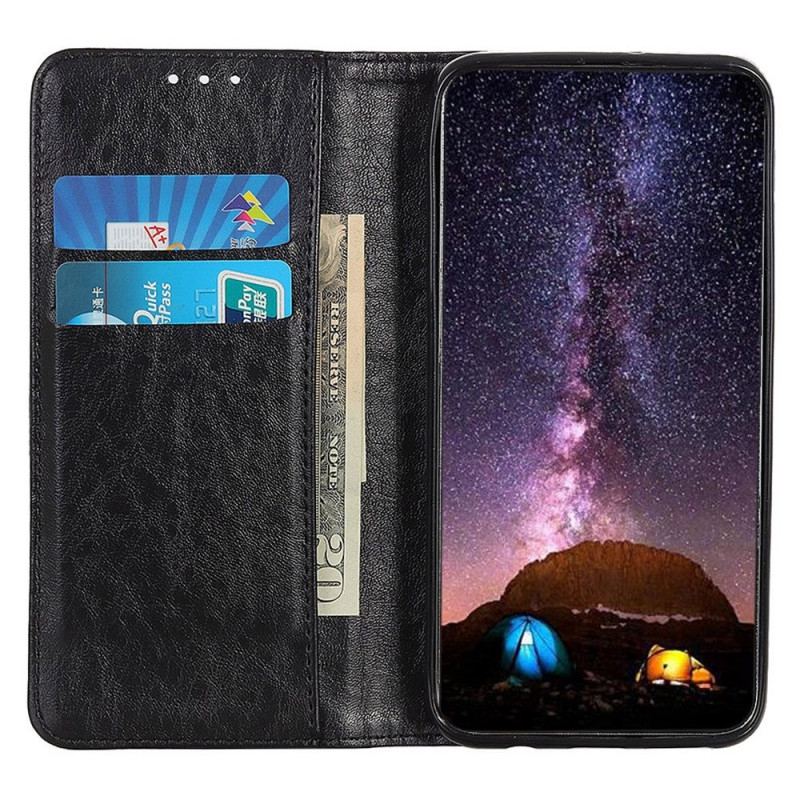 Capa De Celular Para Poco M5 Flip Estilo De Couro