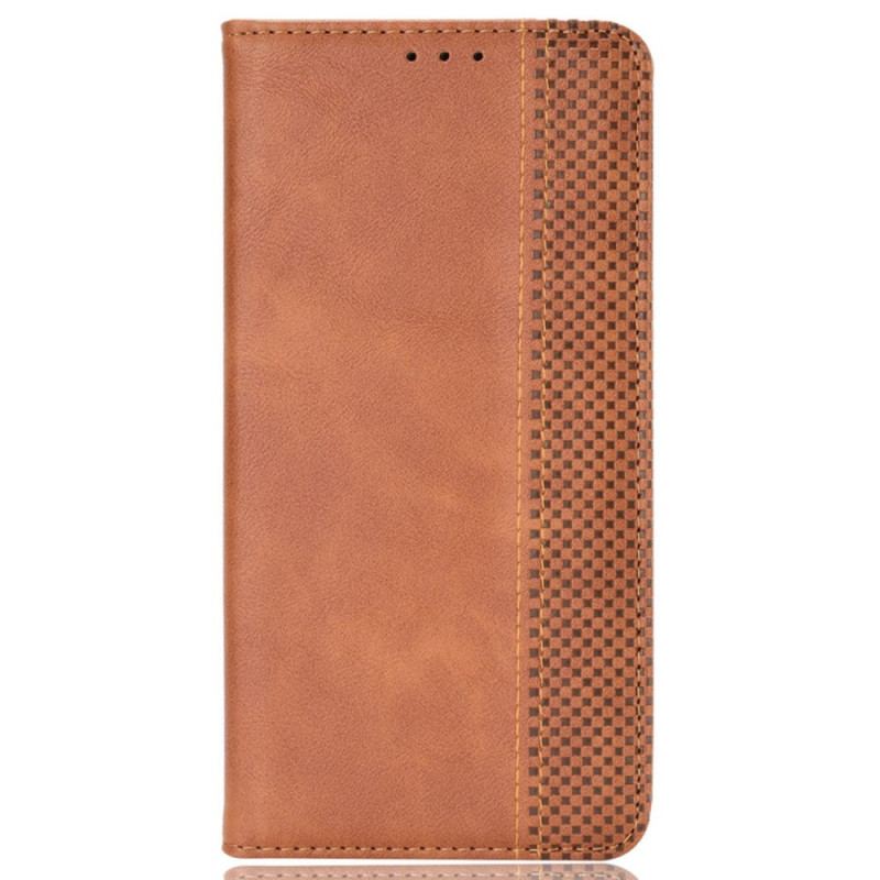 Capa De Celular Para Poco M5 Flip Estilo De Couro Estilizado