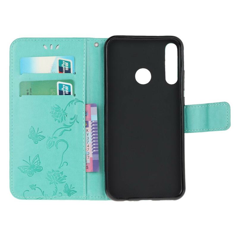 Capa Flip Para Huawei Y7p Borboletas Encantadas