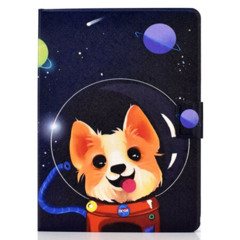 Capa Em Pele Para iPad Pro 11" (2022) Cosmo-cão