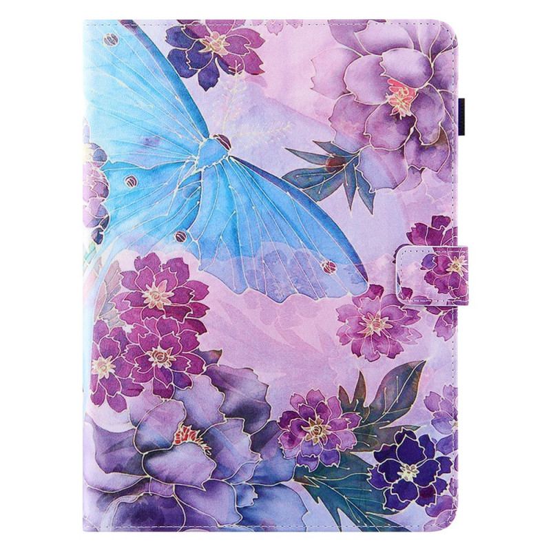 Capa Folio Para iPad Pro 11" (2022) Desenho De Flor