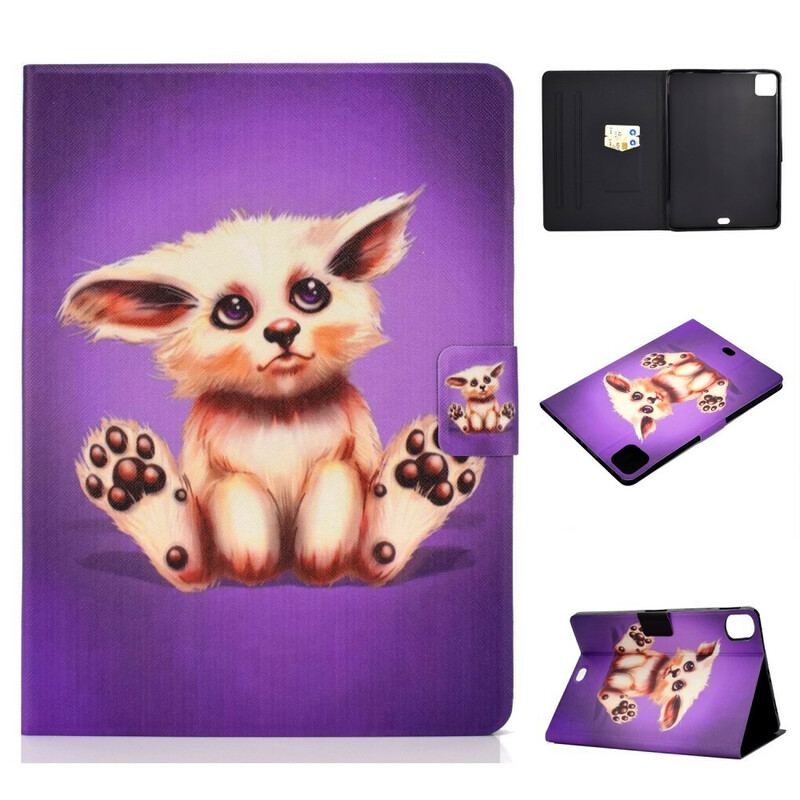 Capa Folio Para iPad Pro 11" (2022) Gato Engraçado