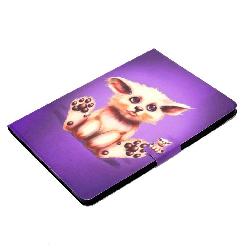 Capa Folio Para iPad Pro 11" (2022) Gato Engraçado