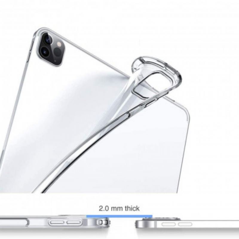 Capa Para iPad Pro 11" (2022) Cantos Reforçados Com Silicone Transparente