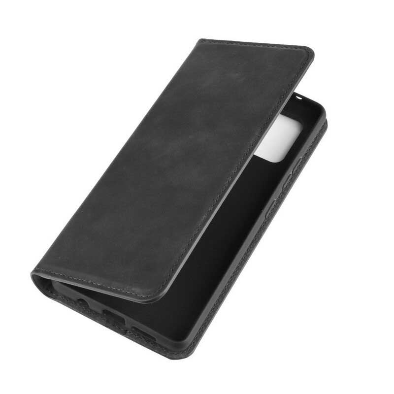 Capa De Celular Para Samsung Galaxy A51 5G Flip Efeito Couro Macio