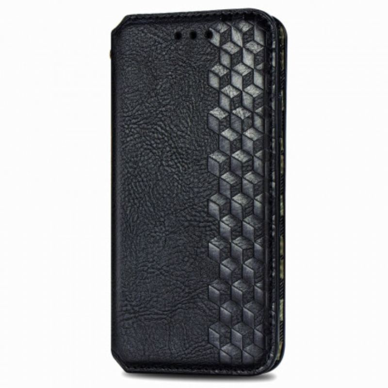 Capa De Celular Para Samsung Galaxy A51 5G Flip Textura Diamante Efeito Couro