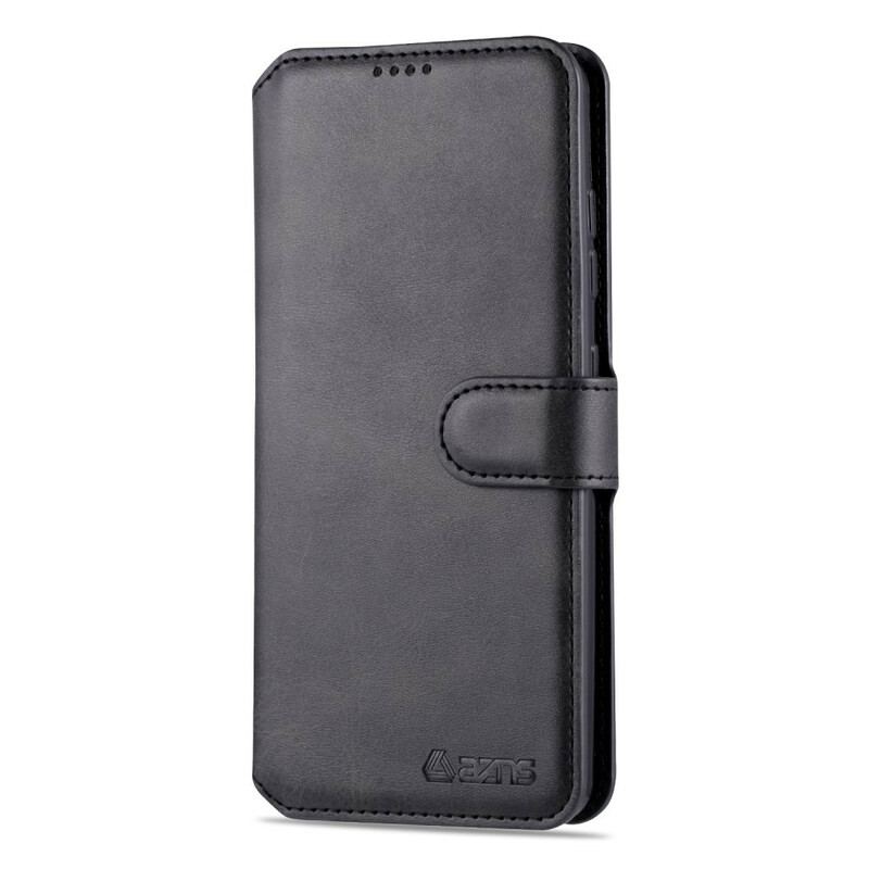 Capa Em Pele Para Samsung Galaxy A51 5G Azns Retrô