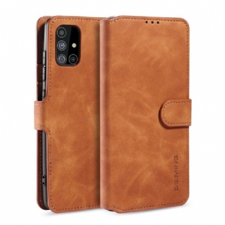 Capa Em Pele Para Samsung Galaxy A51 5G Dg.ming Retro