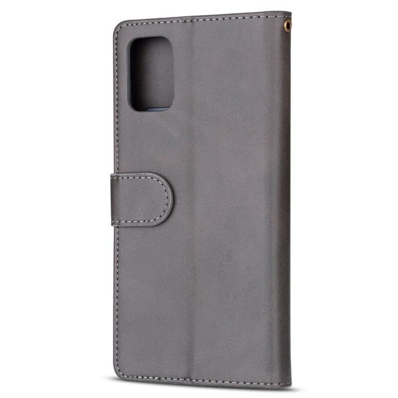 Capa Flip Para Samsung Galaxy A51 5G Bolsa Com Cordão