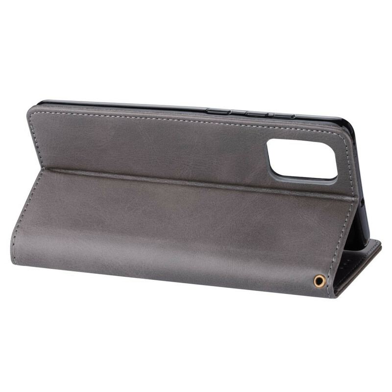 Capa Flip Para Samsung Galaxy A51 5G Bolsa Com Cordão