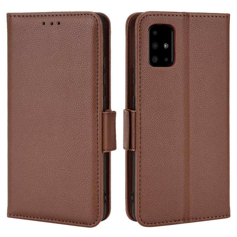 Capa Flip Para Samsung Galaxy A51 5G De Couro Aba Dupla Novas Cores