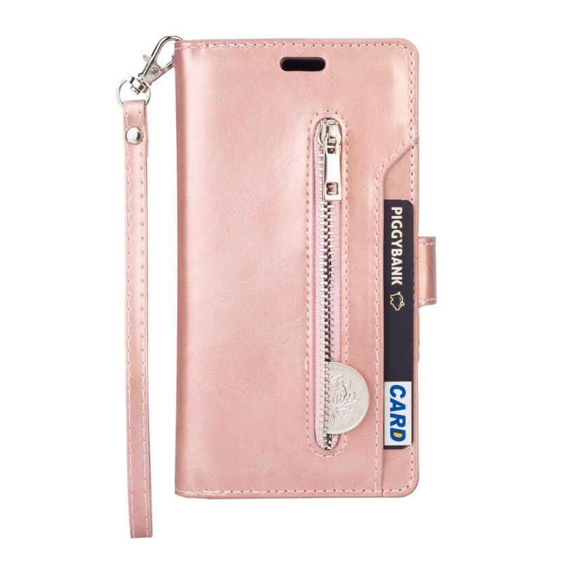 Capa Folio Para Samsung Galaxy A51 5G Bolsa Com Cordão