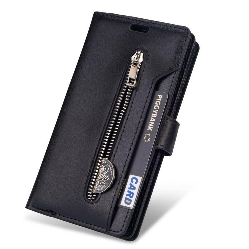 Capa Folio Para Samsung Galaxy A51 5G Bolsa Com Cordão