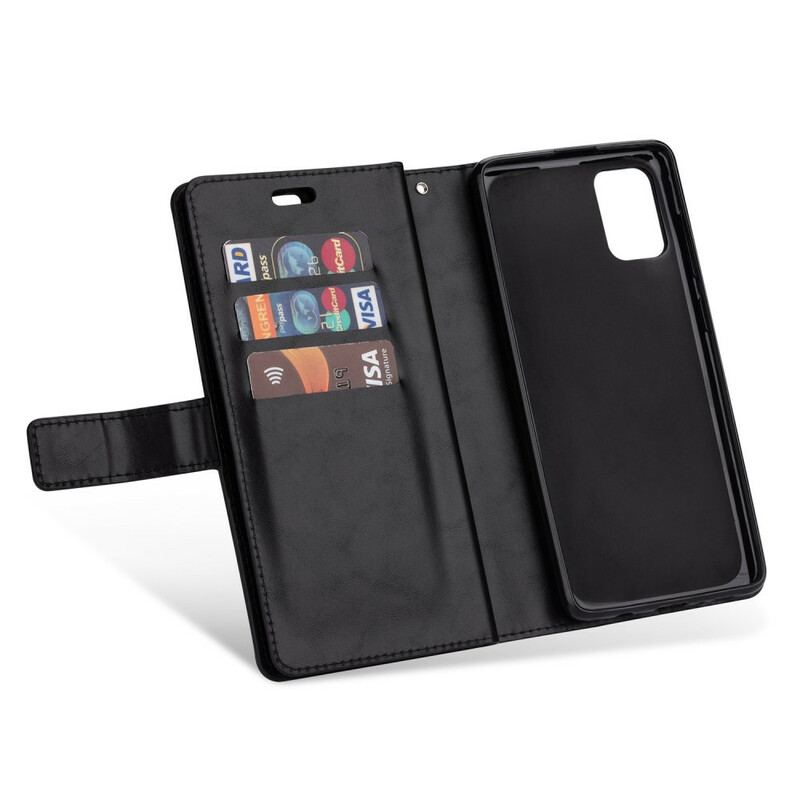 Capa Folio Para Samsung Galaxy A51 5G Bolsa Com Cordão