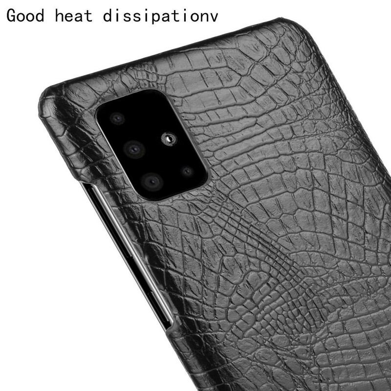 Capa Para Samsung Galaxy A51 5G Efeito Pele De Crocodilo