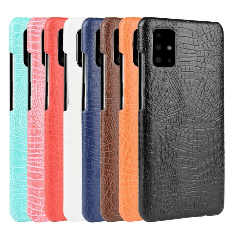 Capa Para Samsung Galaxy A51 5G Efeito Pele De Crocodilo