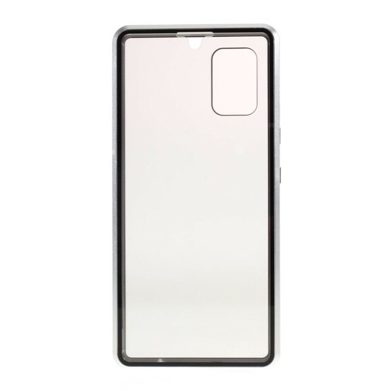 Capa Para Samsung Galaxy A51 5G Vidro Temperado Frontal E Traseiro E Metal