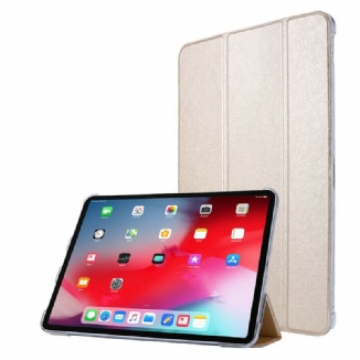 Capa De Celular Para iPad Pro 12.9" (2020) Couro Falso Textura De Seda